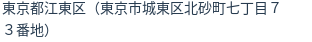 住所(登記所在地)