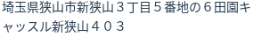 住所(登記所在地)