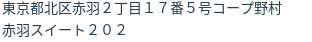 住所（登記所在地）