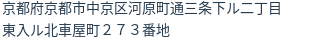 住所（登記所在地）