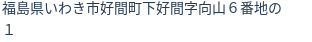住所(登記所在地)