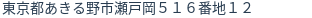 住所(登記所在地)