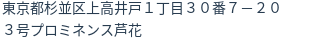住所(登記所在地)