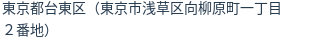 住所（登記所在地）