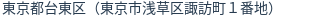 住所（登記所在地）