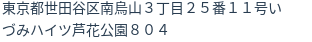 住所(登記所在地)