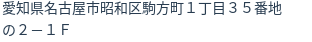 住所（登記所在地）