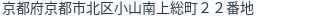 住所(登記所在地)