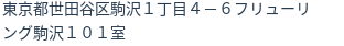 住所（登記所在地）