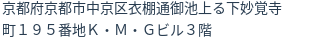 住所(登記所在地)