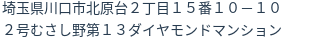 住所(登記所在地)