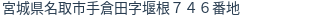 住所（登記所在地）