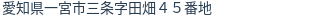 住所（登記所在地）