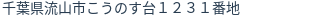 住所(登記所在地)