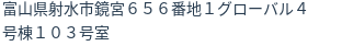 住所(登記所在地)