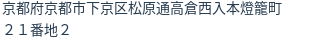 住所(登記所在地)