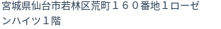 住所（登記所在地）