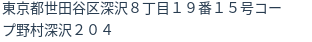 住所(登記所在地)