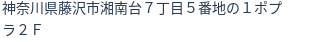 住所（登記所在地）