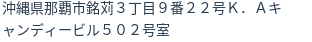 住所(登記所在地)