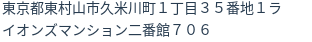住所(登記所在地)