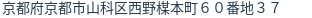 住所（登記所在地）