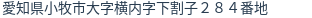 住所(登記所在地)