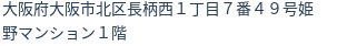 住所（登記所在地）