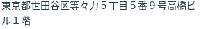 住所(登記所在地)