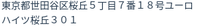 住所(登記所在地)