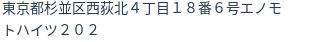 住所（登記所在地）