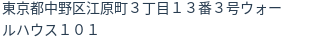 住所（登記所在地）