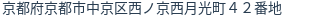 住所（登記所在地）