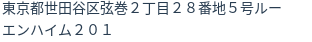 住所（登記所在地）