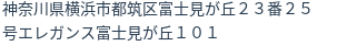 住所(登記所在地)