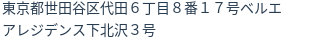 住所(登記所在地)