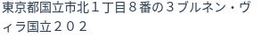 住所（登記所在地）