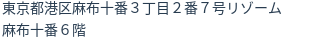 住所(登記所在地)