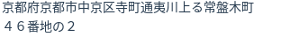 住所(登記所在地)