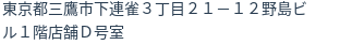住所(登記所在地)