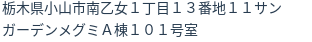 住所(登記所在地)