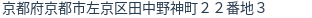 住所（登記所在地）
