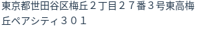 住所(登記所在地)