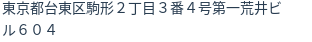 住所(登記所在地)