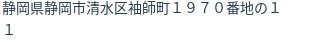 住所(登記所在地)