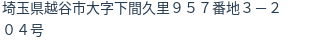 住所（登記所在地）