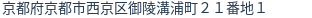 住所(登記所在地)