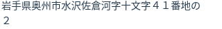 住所（登記所在地）