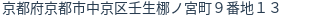 住所（登記所在地）
