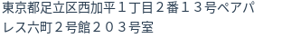 住所(登記所在地)